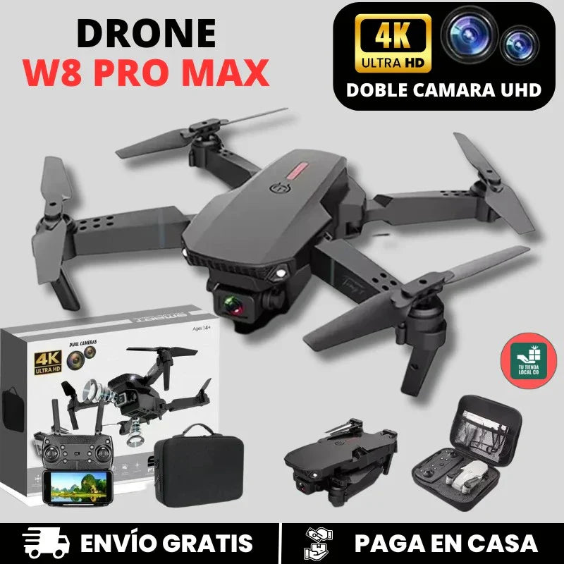 NUEVO DRONE W8 PRO MAX 2025 CON INTELIGENCIA ARTIFICIAL - REGALO