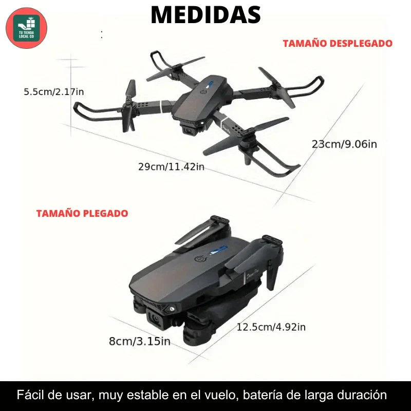 NUEVO DRONE  W8 PRO MAX 2025 CON INTELIGENCIA ARTIFICIAL - REGALO